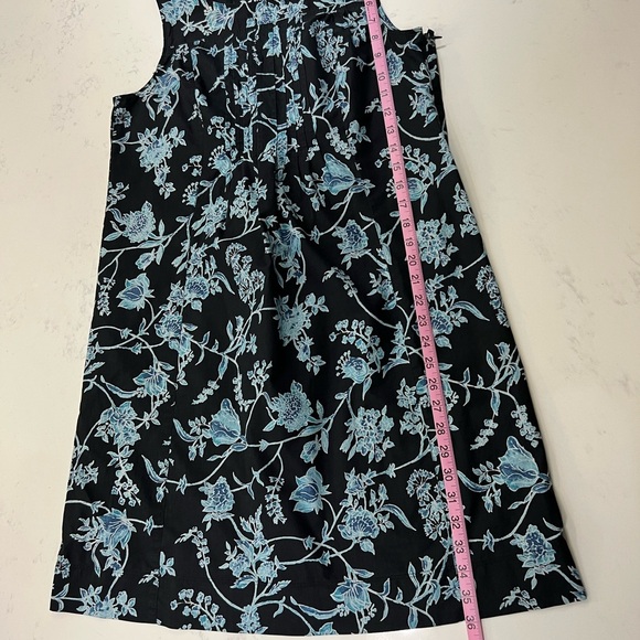 LOFT Blue Green Casual Midi Sundress Scoop Neck - Picture 7 of 10